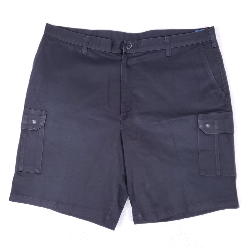Cintas Cargo Shorts Men 44 ComfortFLEX Workwear Utility Flat Front Navy Blue